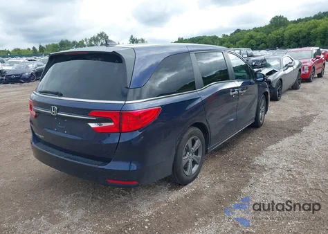 2022 Honda Odyssey Ex z USA, uszkodzony, nr VIN 5FNRL6H59NB005109